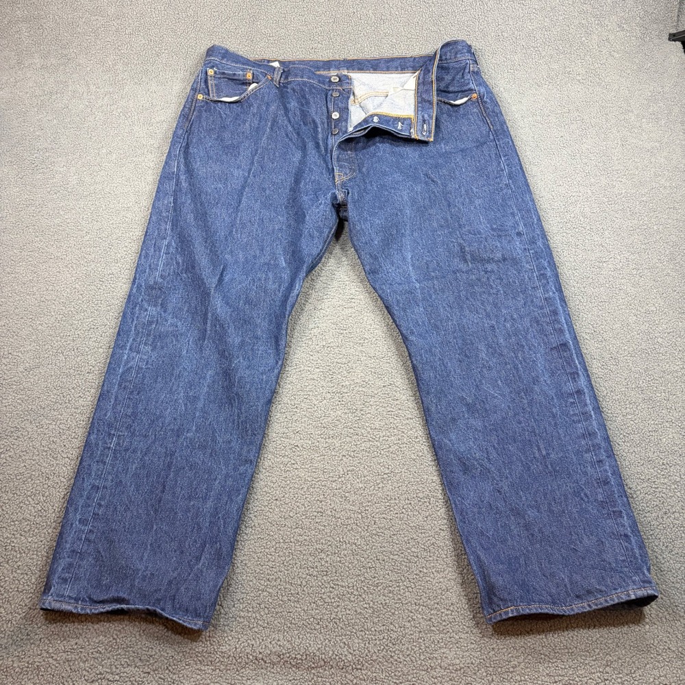Levi's Jeans Mens 46 Blue 501 Original Fit Straight Leg Button Fly 11501-0000